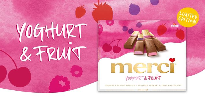 merci Yoghurt & Fruit – Poďakovať s merci nebolo nikdy tak osviežujúce!