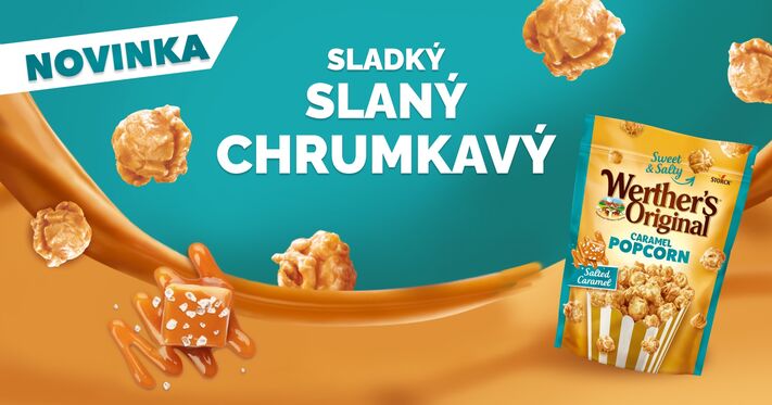 Sladký, slaný, jedinečný: to je nový Salted Caramel Popcorn!