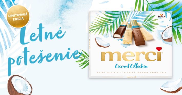 merci Coconut Collection – objavte to pravé leto s novinkou od merci.
